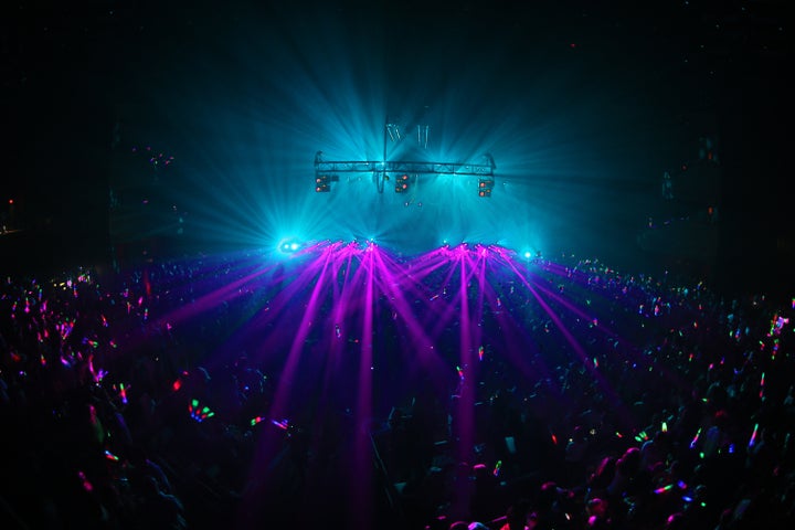 ATLANTIC CITY, NJ - JUNE 16: Avicii performs at Ovation Hall at Revel Resort & Casino on June 16, 2012 in Atlantic City, New