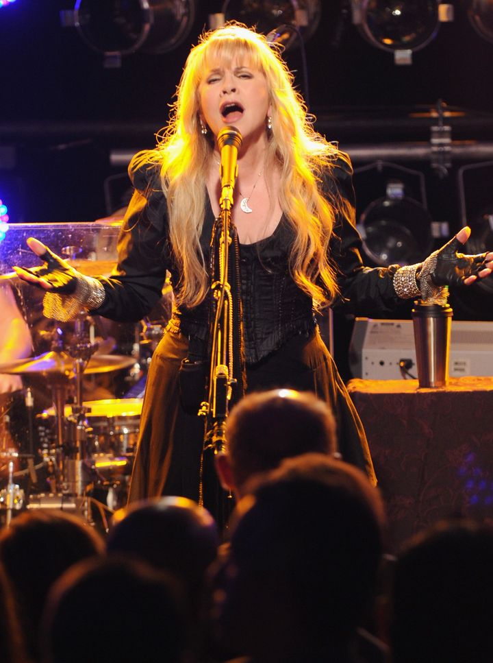 NEW YORK, NY - OCTOBER 03: Stevie Nicks performs at iHeartRadio and MediaLink Present Stevie Nicks for Advertising Week on October 3, 2012 in New York City. (Photo by Craig Barritt/Getty Images for Clear Channel Media and Entertainment)