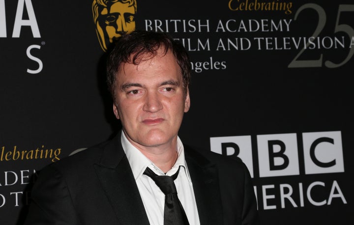 BEVERLY HILLS, CA - NOVEMBER 07: Honoree Quentin Tarantino arrives at the 2012 BAFTA Los Angeles Britannia Awards Presented
