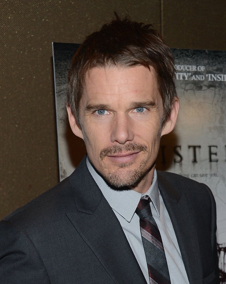 NEW YORK, NY - OCTOBER 08: Actor Ethan Hawke attends the 'Sinister' premiere at the Tribeca Grand Hotel on October 8, 2012 in New York City. (Photo by Dimitrios Kambouris/Getty Images)