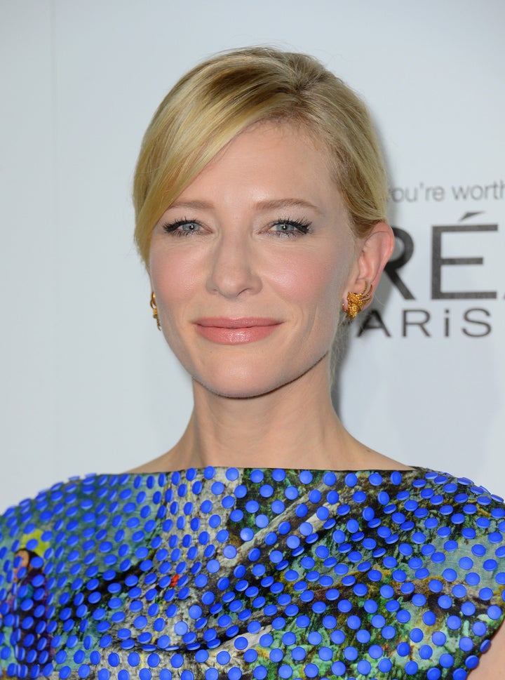 BEVERLY HILLS, CA - OCTOBER 15: Actress Cate Blanchett arrives at ELLE's 19th Annual Women In Hollywood Celebration at the