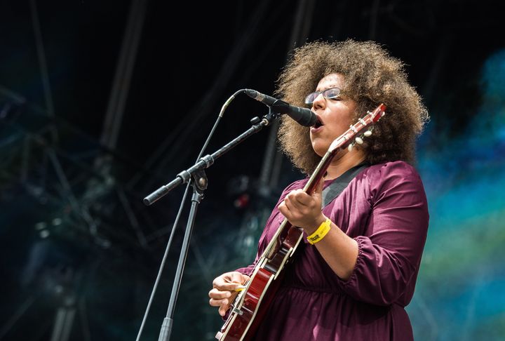 BELFORT, FRANCE - JULY 01: Brittany Howard from Alabama Shakes performs at Eurockeennes Music Festival on July 1, 2012 in Belfort, France. (Photo by David Wolff - Patrick/Getty Images)