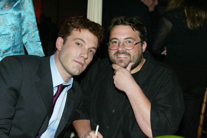Ben Affleck and Kevin Smith at the Arman Hammer Museum after the premiere of 'The Sum of All Fears' at the Village Theatre in Westwood, Ca. Wednesday, May 29, 2002. Photo by Kevin Winter/ImageDirect.
