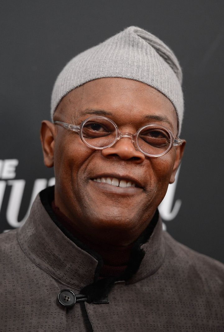 NEW YORK, NY - DECEMBER 11: Samuel L. Jackson attends a screening of 'Django Unchained' hosted by The Weinstein Company with The Hollywood Reporter, Samsung Galaxy and The Cinema Society at Ziegfeld Theater on December 11, 2012 in New York City. (Photo by Stephen Lovekin/Getty Images)