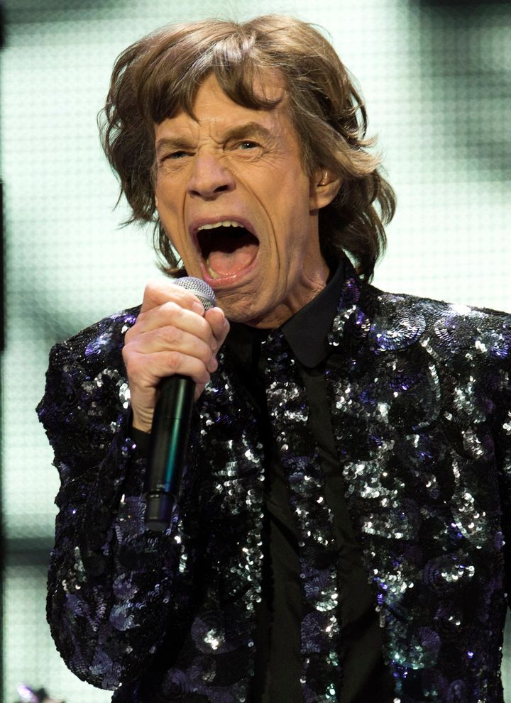 Mick Jagger of the Rolling Stones perform during 'The Stones-50 and Counting' tour December 8, 2012 at the Barclays Center in Brooklyn, NY. The band performed it's first American concert celebrating it's 50th anniversary. AFP PHOTO/DON EMMERT (Photo credit should read DON EMMERT/AFP/Getty Images)