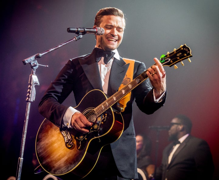 NEW ORLEANS, LA - FEBRUARY 02: Justin Timberlake performs at DIRECTV Super Saturday Night Featuring Special Guest Justin Timberlake & Co-Hosted By Mark Cuban's AXS TV on February 2, 2013 in New Orleans, Louisiana. (Photo by Christopher Polk/Getty Images for DirecTV)