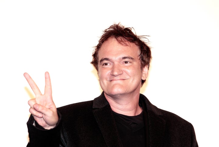 TOKYO, JAPAN - FEBRUARY 13: Director Quentin Tarantino poses for photos before the special screening of 'Django Unchained' at Shinjuku Piccadilly on February 13, 2013 in Tokyo, Japan. The film will open on March 1 in Japan. (Photo by Adam Pretty/Getty Images)