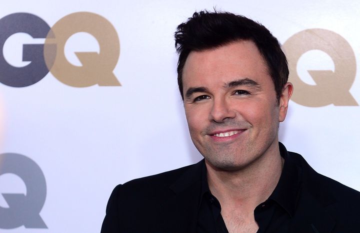 Seth McFarlane poses on arrival for the GQ Men of the Year Party at Chateau Marmont on Sunset Blvd., in Hollywood, California, on November 13, 2012. AFP PHOTO / Frederic J. BROWN (Photo credit should read FREDERIC J. BROWN/AFP/Getty Images)