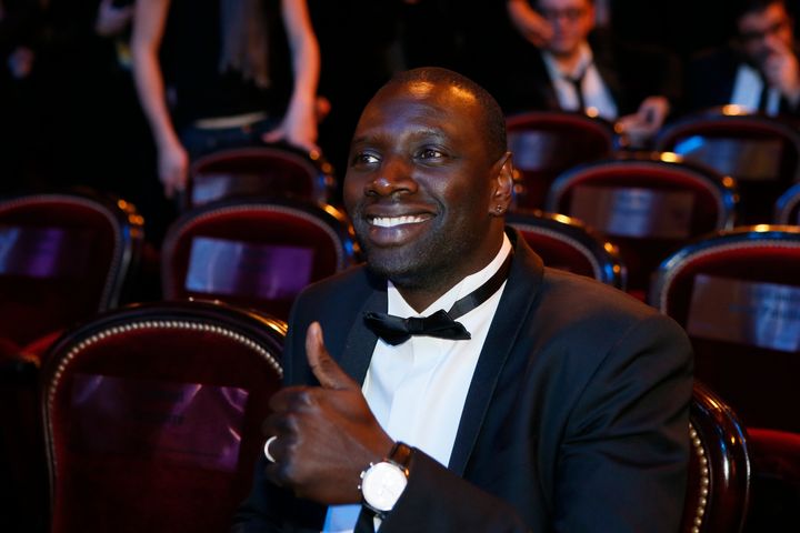 French actor and 2012 Best Actor Omar Sy gestures during the 38th Cesar Awards ceremony on February 22, 2013 at the Chatelet theatre in Paris. AFP PHOTO / PATRICK KOVARIK (Photo credit should read PATRICK KOVARIK/AFP/Getty Images)