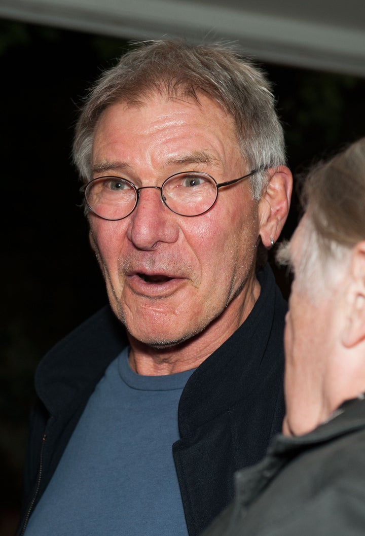 WEST HOLLYWOOD, CA - FEBRUARY 07: Harrison Ford attends The Morrison Hotel Gallery Opens At The Sunset Marquis In West Hollywood on February 7, 2013 in West Hollywood, California. (Photo by Valerie Macon/Getty Images)