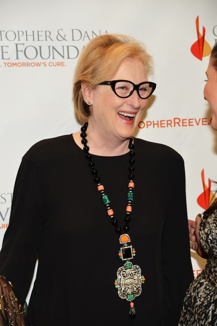 NEW YORK, NY - NOVEMBER 28: Actress Meryl Streep attends the Christopher & Dana Reeve Foundation's A Magical Evening Gala at Cipriani, Wall Street on November 28, 2012 in New York City. (Photo by Mike Coppola/Getty Images for Christopher & Dana Reeve Foundation)