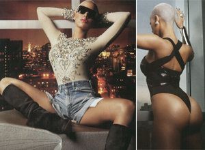 Amber Rose, Kanye's Girlfriend, Dons Thong In Fashion Spread (PHOTOS)