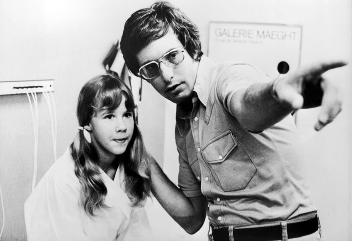 UNSPECIFIED - CIRCA 1974: Linda Blair And William Friedkin On The Exorcist Shooting, In 1974 (Photo by Keystone-France/Gamma-Keystone via Getty Images)