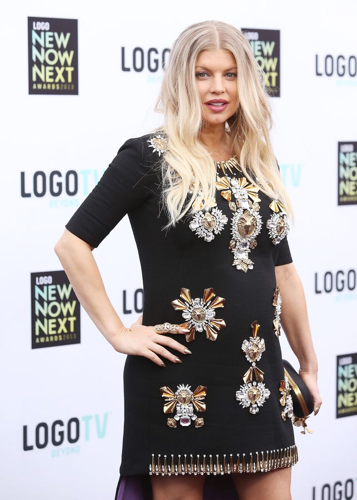 LOS ANGELES, CA - APRIL 13: Stacy Ferguson aka Fergie arrives at the Logo NewNowNext Awards 2013 held at The Fonda Theatre on April 13, 2013 in Los Angeles, California. (Photo by Michael Tran/FilmMagic)