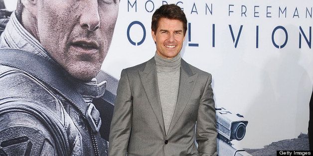 HOLLYWOOD, CA - APRIL 10: Actor Tom Cruise attends the premiere of 'Oblivion' at the Dolby Theatre on April 10, 2013 in Hollywood, California. (Photo by Jason LaVeris/FilmMagic)