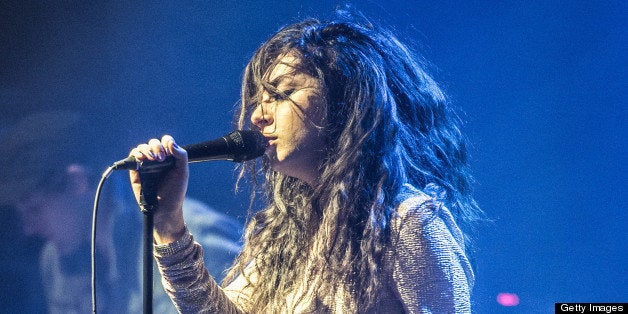 PARIS, FRANCE - MAY 02: Charli Xcx opens for Ellie Goulding at Le Bataclan on May 2, 2013 in Paris, France. (Photo by David Wolff - Patrick/Redferns via Getty Images)