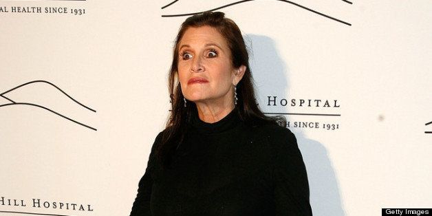 NEW YORK, NY - NOVEMBER 03: Carrie Fisher attends the 2011 Silver Hill Hospital gala at Cipriani 42nd Street on November 3, 2011 in New York City. (Photo by Andy Kropa/Getty Images)