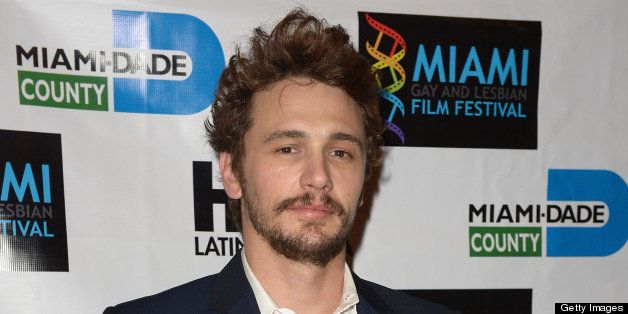 MIAMI, FL - APRIL 27: James Franco accepts Ally Award at the 15th Annual Miami Gay & Lesbian Film Festival at Gusman Center for the Performing Arts on April 27, 2013 in Miami, Florida. (Photo by Gustavo Caballero/Getty Images)