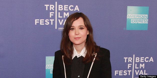 NEW YORK, NY - APRIL 27: Actress Ellen Page attends Tribeca Talks: After the Movie 'Beyond: Two Souls' during the 2013 Tribeca Film Festival at SVA Theater on April 27, 2013 in New York City. (Photo by Taylor Hill/WireImage)