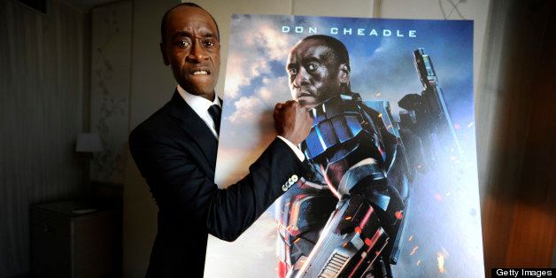 TORONTO, ON - APRIL 30: Movie star Don Cheadle in the new Four Seasons Hotel to promote his new movie Iron Man 3 that opens May 3rd. (Colin McConnell/Toronto Star via Getty Images)
