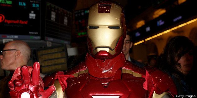 NEW YORK, NY - APRIL 30: Iron Man (Photo by Steve Mack/FilmMagic)