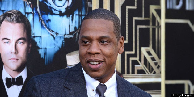 NEW YORK, NY - MAY 01: Jay-Z attends the 'The Great Gatsby' world premiere at Avery Fisher Hall at Lincoln Center for the Pe