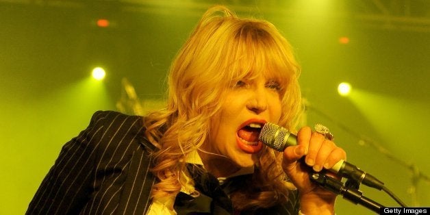 PARK CITY, UT - JANUARY 21: Courtney Love performs live in concert during the 2013 Sundance Film Festival at Star Bar on January 21, 2013 in Park City, Utah. (Photo by C Flanigan/FilmMagic)