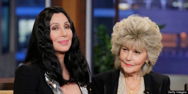 THE TONIGHT SHOW WITH JAY LENO -- Episode 4451 -- Pictured: (l-r) Musicians Cher, Georgia Holt during an interview on April 30, 2013 -- (Photo by: Margaret Norton/NBC/NBCU Photo Bank via Getty Images)