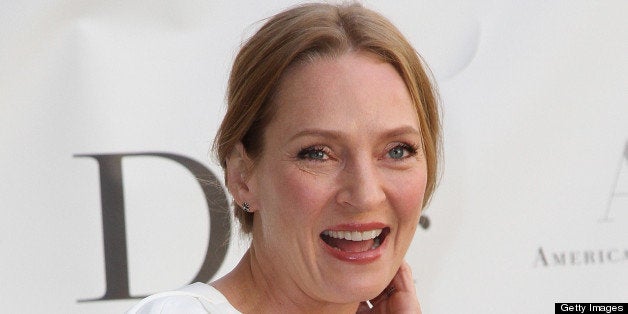 NEW YORK, NY - MAY 13: Uma Thurman attends the 2013 American Ballet Theatre Opening Night Spring Gala at Lincoln Center on M