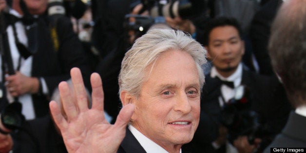 CANNES, FRANCE - MAY 21: Michael Douglas attends 'Behind The Candelabra' Premiere during The 66th Annual Cannes Film Festival on May 21, 2013 in Cannes, France. (Photo by Tony Barson/FilmMagic)