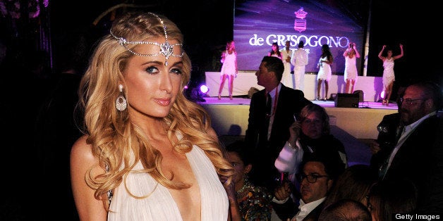 Kim Kardashian and Paris Hilton during Paris Hilton's CD Release News  Photo - Getty Images