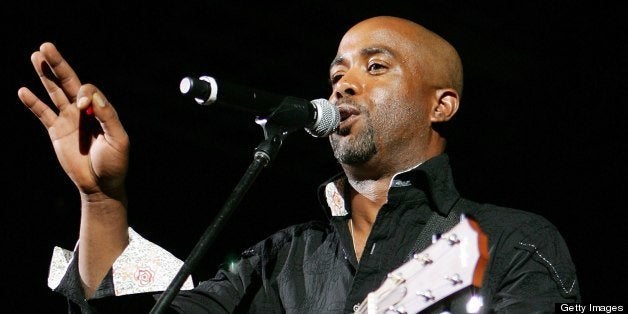 LAS VEGAS - MAY 15: ***EXCLUSIVE/MINIMUM PRICING*** Music artist Darius Rucker performs during the 42nd Annual Academy Of Country Music Awards All-Star Jam at the MGM Grand Conference Center May 15, 2007 in Las Vegas, Nevada. (Photo by Ethan Miller/Getty Images for ACMA)