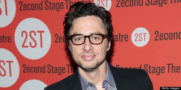 NEW YORK, NY - MAY 20: Zach Braff attends Second Stage Theatre's Spring Gala at Best Buy Theater on May 20, 2013 in New York City. (Photo by Rob Kim/Getty Images)