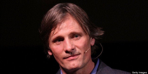 Boston, MA - MARCH 5: Actor Viggo Mortensen is honored at the 2012 Coolidge Award presentation at the Coolidge Theater on March 5, 2012 in Brookline, Massachusetts. (Photo by Marc Andrew Deley/WireImage)