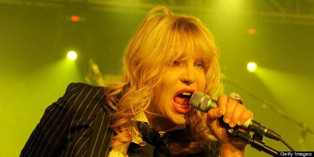 PARK CITY, UT - JANUARY 21: Courtney Love performs live in concert during the 2013 Sundance Film Festival at Star Bar on January 21, 2013 in Park City, Utah. (Photo by C Flanigan/FilmMagic)