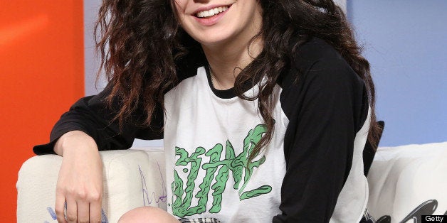 NEW YORK, NY - MAY 29: Charli XCX visits Music Choice's 'U&A' at Music Choice on May 29, 2013 in New York City. (Photo by R