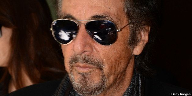 LONDON, UNITED KINGDOM - JUNE 03: Al Pacino sighted leaving his hotel for a flight from Heathrow airport on June 3, 2013 in London, England. (Photo by Harlem Mepham/FilmMagic)