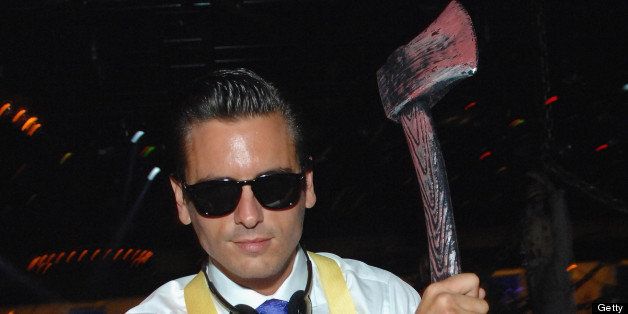 LAS VEGAS, NV - OCTOBER 27: TV personality Scott Disick hosts An American Psycho-Themed Halloween Party at the 1 OAK Nightclub at The Mirage Hotel & Casino on October 27, 2012 in Las Vegas, Nevada. (Photo by Bryan Steffy/WireImage)