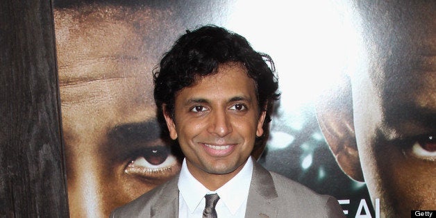 NEW YORK, NY - MAY 29: Director M. Night Shyamalan attends the 'After Earth' premiere at the Ziegfeld Theater on May 29, 201