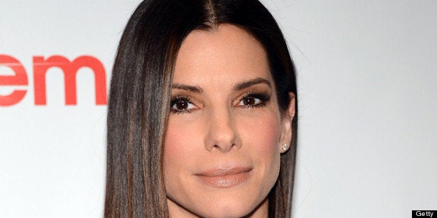 LAS VEGAS, NV - APRIL 18: Actress Sandra Bullock arrives at a Twentieth Century Fox presentation to promote the upcoming film 'The Heat' at Caesars Palace during CinemaCon, the official convention of the National Association of Theatre Owners, on April 18, 2013 in Las Vegas, Nevada. (Photo by Ethan Miller/Getty Images)