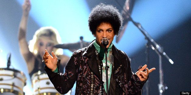 LAS VEGAS, NV - MAY 19: Recording artist Prince performs during the 2013 Billboard Music Awards at the MGM Grand Garden Arena on May 19, 2013 in Las Vegas, Nevada. (Photo by Ethan Miller/Getty Images)