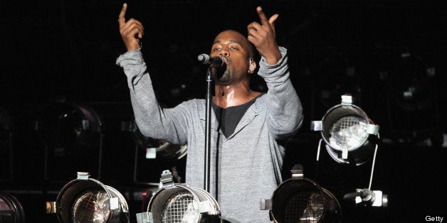 NEW YORK, NY - JUNE 09: Rapper Kanye West performs during the 2013 Governor's Ball Music Festival at Randall's Island on Jun
