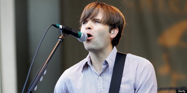 CHICAGO - JULY 12: Singer and musician Ben Gibbard of Death Cab For Cutie, performs on the Petrillo Music Shell during the 3