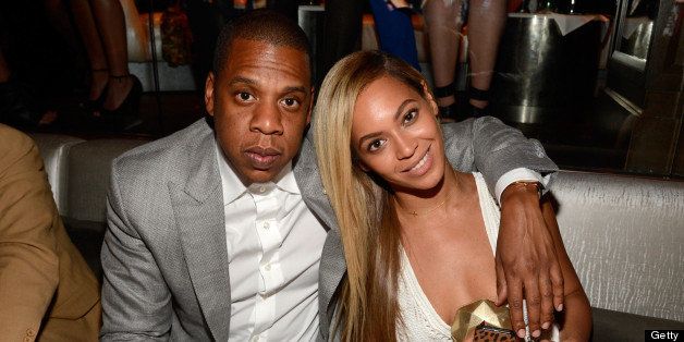 NEW YORK, NY - JUNE 17: (Exclusive Coverage) Jay-Z and Beyonce attend The 40/40 Club 10 Year Anniversary Party at 40 / 40 Club on June 17, 2013 in New York City. (Photo by Kevin Mazur/WireImage)