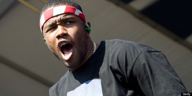 NEW ORLEANS, LA - MAY 04: Frank Ocean performs during the 2013 New Orleans Jazz & Heritage Music Festival at Fair Grounds Race Course on May 4, 2013 in New Orleans, Louisiana. (Photo by Erika Goldring/WireImage)