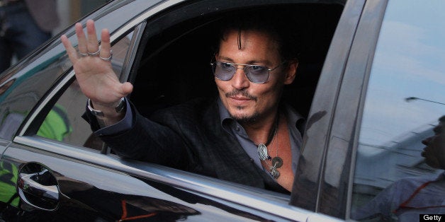 MOSCOW, RUSSIA - JUNE 27: Actor Johnny Depp attends the Moscow Premiere of 'The Lone Ranger' on June 27, 2013 in Moscow, Russ