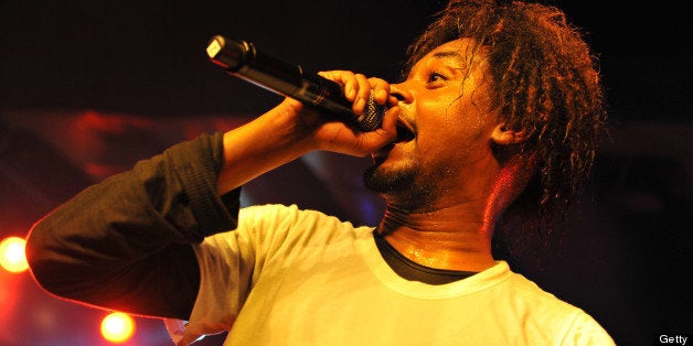 LONDON, UNITED KINGDOM - JUNE 11: Danny Brown performs on stage at Scala on June 11, 2013 in London, England. (Photo by C Bra