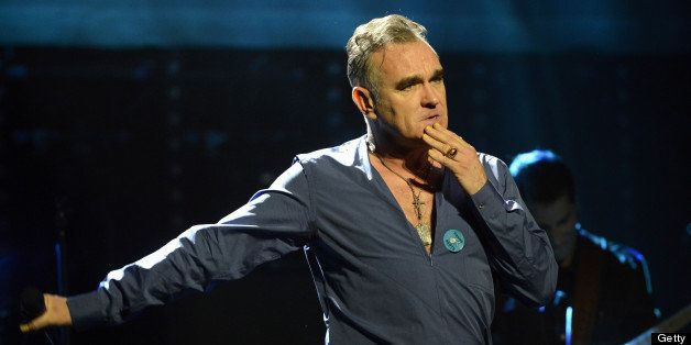 DAVIS, CA - MARCH 4: Morrissey performs at Mondavi Center on March 4, 2013 in Davis, California. (Photo by Tim Mosenfelder/Getty Images)