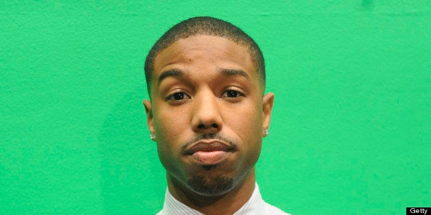 NEW YORK, NY - JULY 08: Michael B. Jordan visits BET's '106 & Park' at BET Studios on July 8, 2013 in New York City. (Photo by John Ricard/Getty Images)