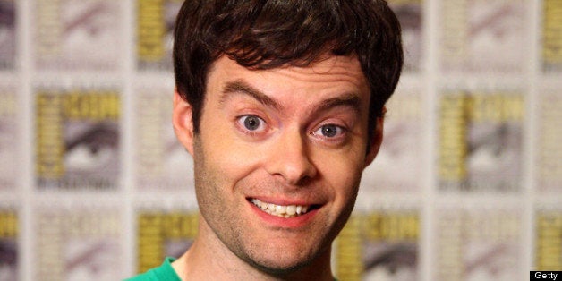 SAN DIEGO, CA - JULY 19: Actor Bill Hader speaks with Xbox Video at Comic-Con 2013 on July 19, 2013 in San Diego, California. (Photo by Joe Scarnici/Getty Images for Xbox)